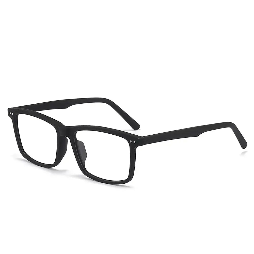 Unisex Square Full Rim Titanium Prescription Glasses 78080 — view 7 | Rx Spectacle