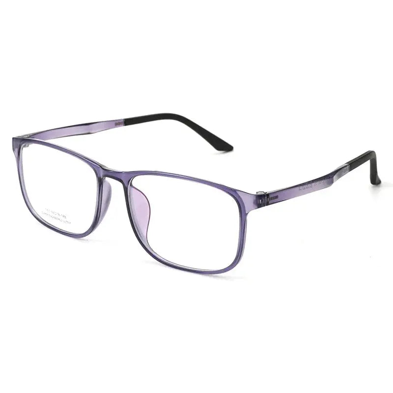 Men's Square Full Rim Stainless Steel Oversized Prescription Glasses 361063 — view 8 | Rx Spectacle