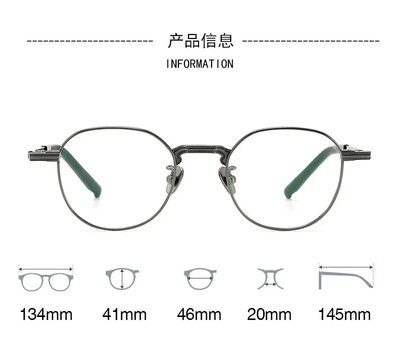 Women's Full Rim Acetate Prescription Glasses S955 — view 8 | Rx Spectacle