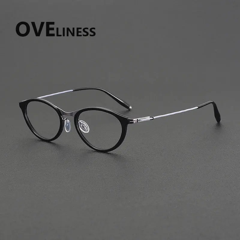 Unisex Square Full Rim Titanium Prescription Glasses 202516 — view 8 | Rx Spectacle