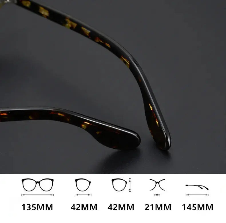 Round Full Rim Acetate Prescription Glasses 424221 — view 10 | Rx Spectacle