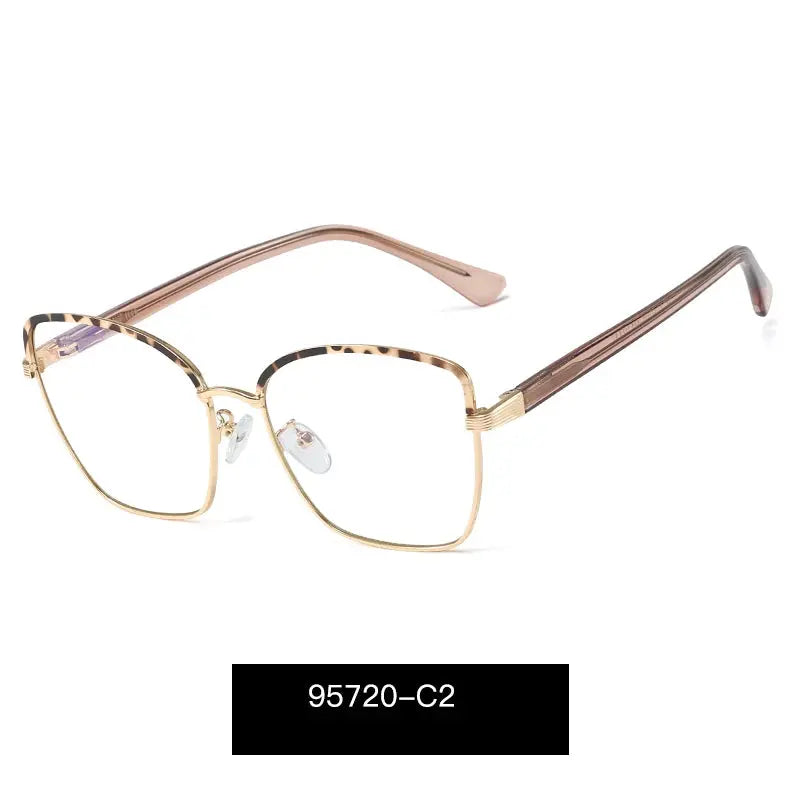 Women's Cat Eye Full Rim TR90 Prescription Glasses 95720 — view 9 | Rx Spectacle
