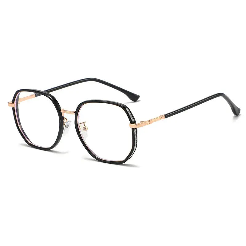 Women's Polygon Full Rim Titanium Prescription Glasses 8880 — view 7 | Rx Spectacle
