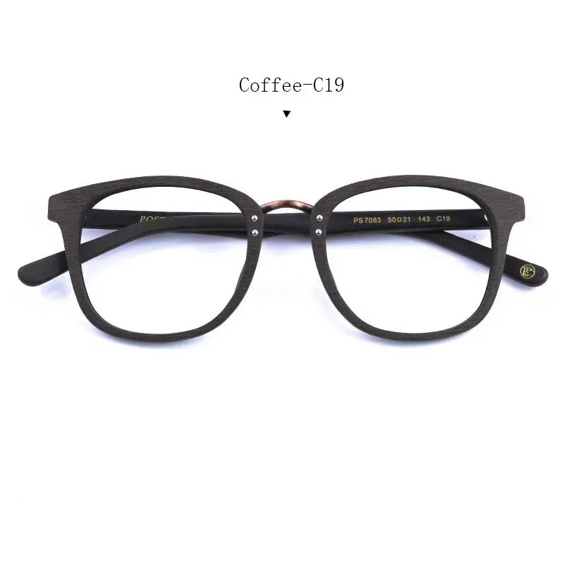 Unisex Square Full Rim Acetate Prescription Glasses 347083 — view 5 | Rx Spectacle