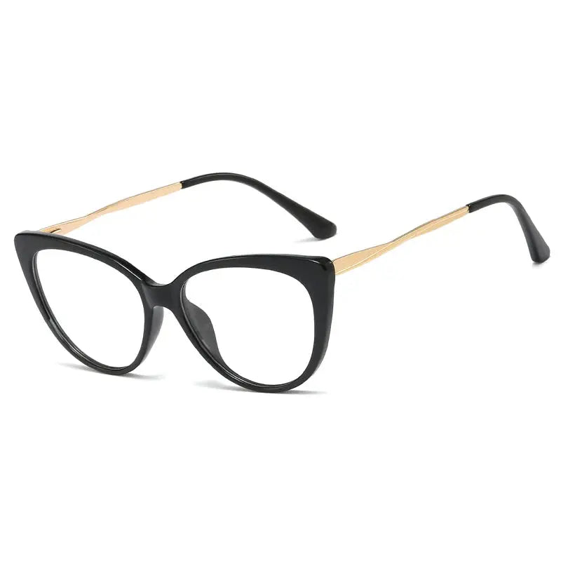 Women's Cat Eye Full Rim TR90 Prescription Glasses 92388 — view 8 | Rx Spectacle
