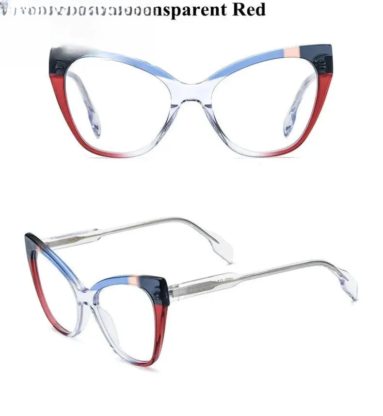Women's Cat Eye Full Rim Acetate Prescription Glasses 419251 — view 5 | Rx Spectacle