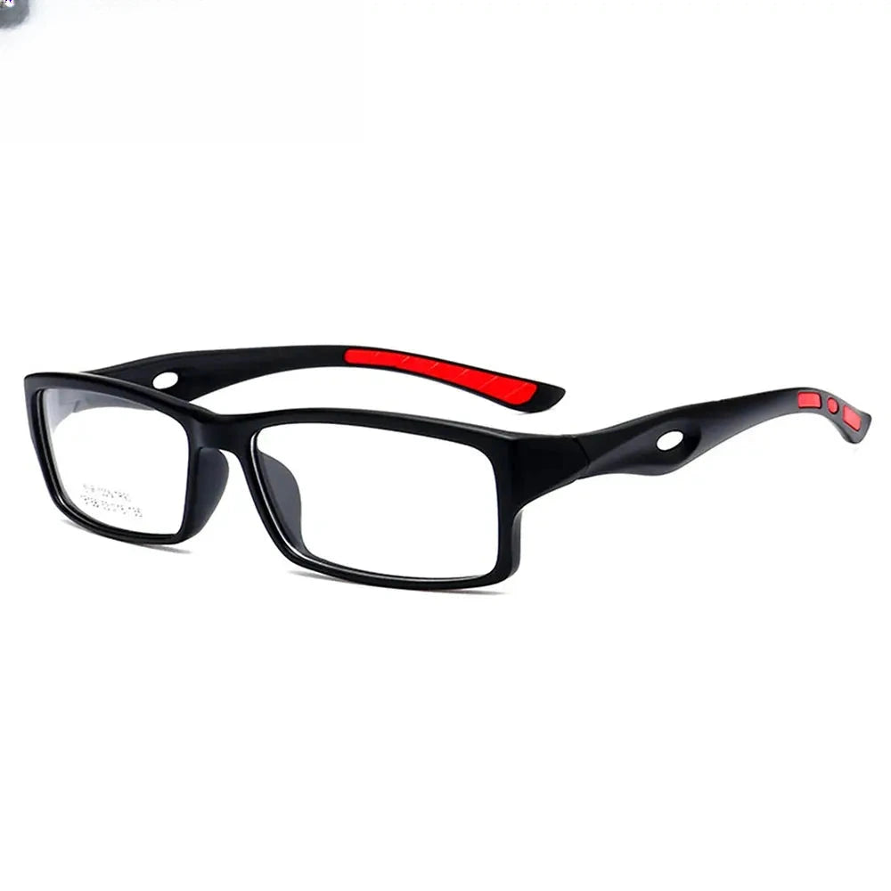 Women's Square Full Rim Titanium Sports Glasses 18166 — view 5 | Rx Spectacle