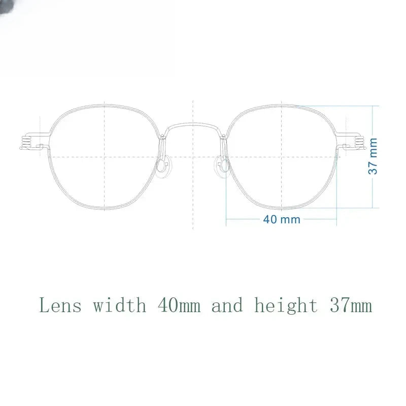 Unisex Polygon Full Rim Stainless Steel Prescription Glasses Y3835 — view 10 | Rx Spectacle