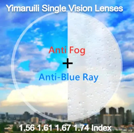 Anti Fog Anti Blue Light Clear Myopic/Hyperopic/Progressive Lenses — view 19 | Rx Spectacle