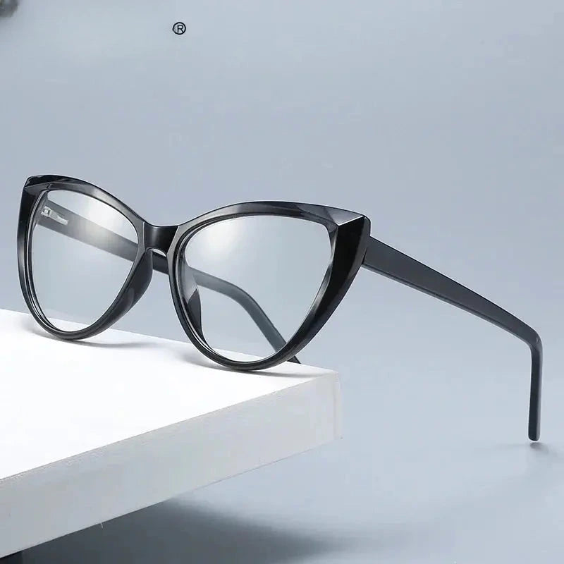 Women's Cat Eye Full Rim Titanium Prescription Glasses 2003 — view 10 | Rx Spectacle
