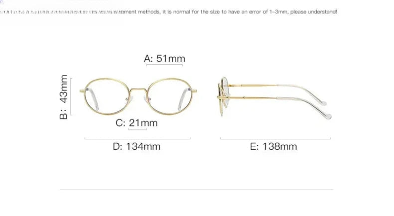 Women's Round Full Rim Stainless Steel Reading Glasses 3058 — view 14 | Rx Spectacle