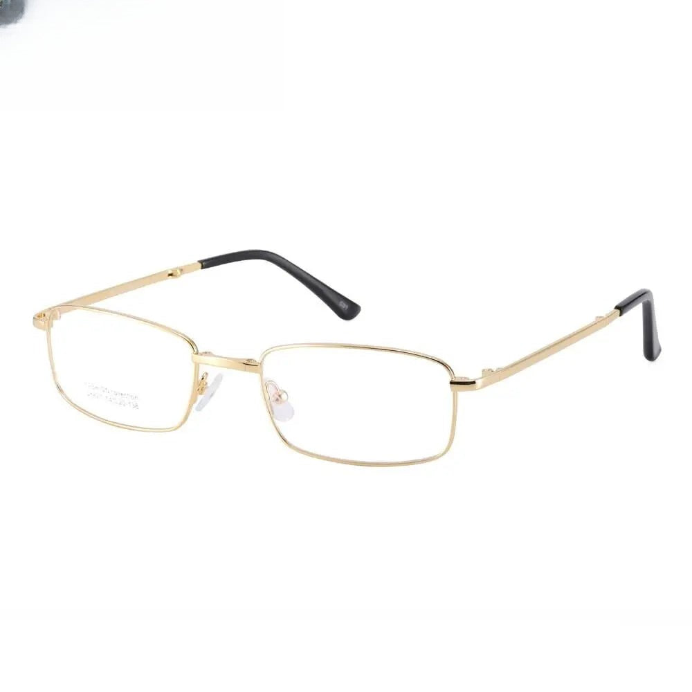 Unisex Square Full Rim Alloy Prescription Glasses 8827 — view 11 | Rx Spectacle