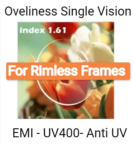 1.61 Index Single Vision Polycarbonate Clear Lenses — view 1 | Rx Spectacle