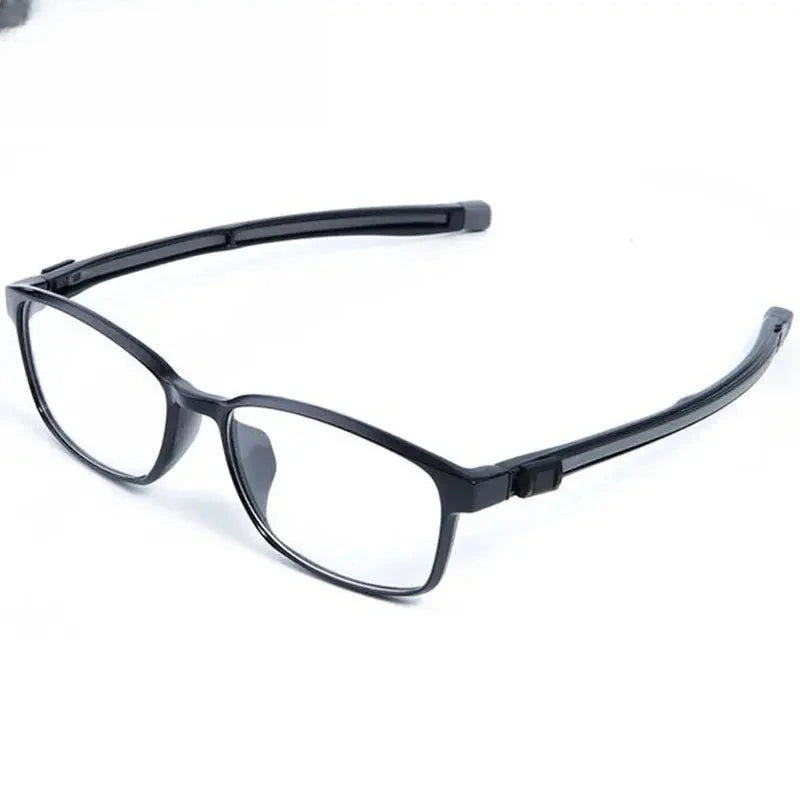 Women's Square Full Rim Titanium Prescription Glasses 22204 — view 8 | Rx Spectacle