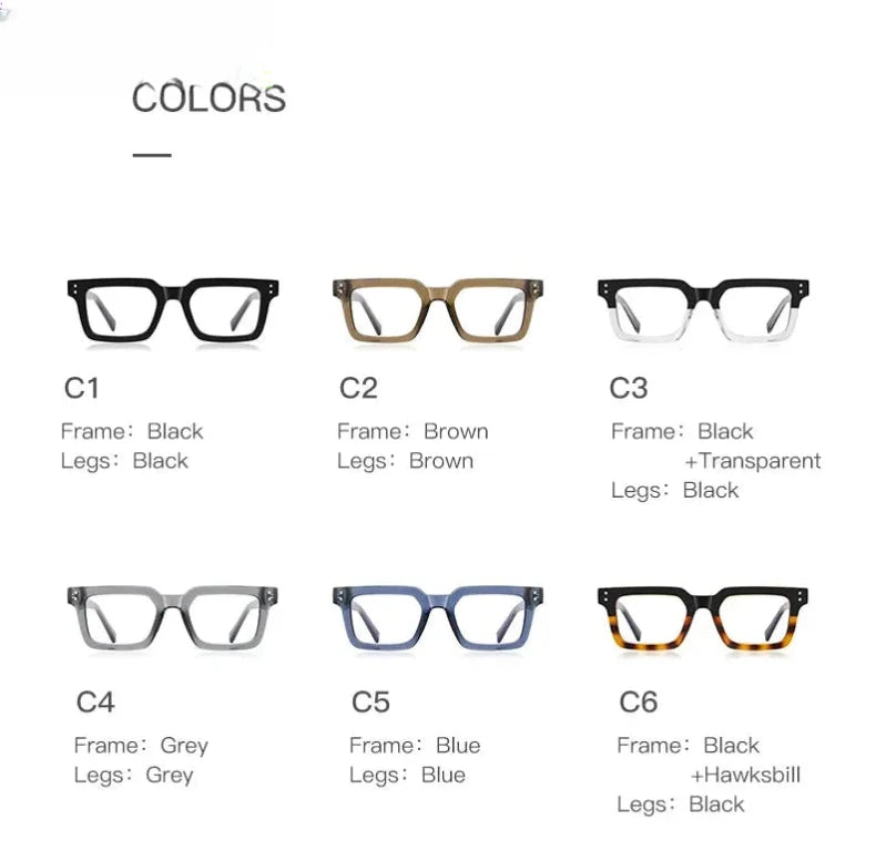 Women's Square Full Rim TR90 Reading Glasses 2192 — view 15 | Rx Spectacle
