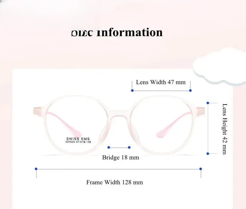 Unisex Round Full Rim Titanium Prescription Glasses 21035 — view 11 | Rx Spectacle