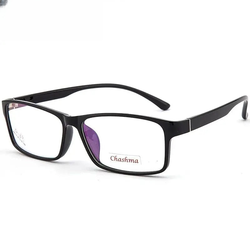 Men's Square Full Rim TR90 Prescription Glasses 6015 — view 8 | Rx Spectacle