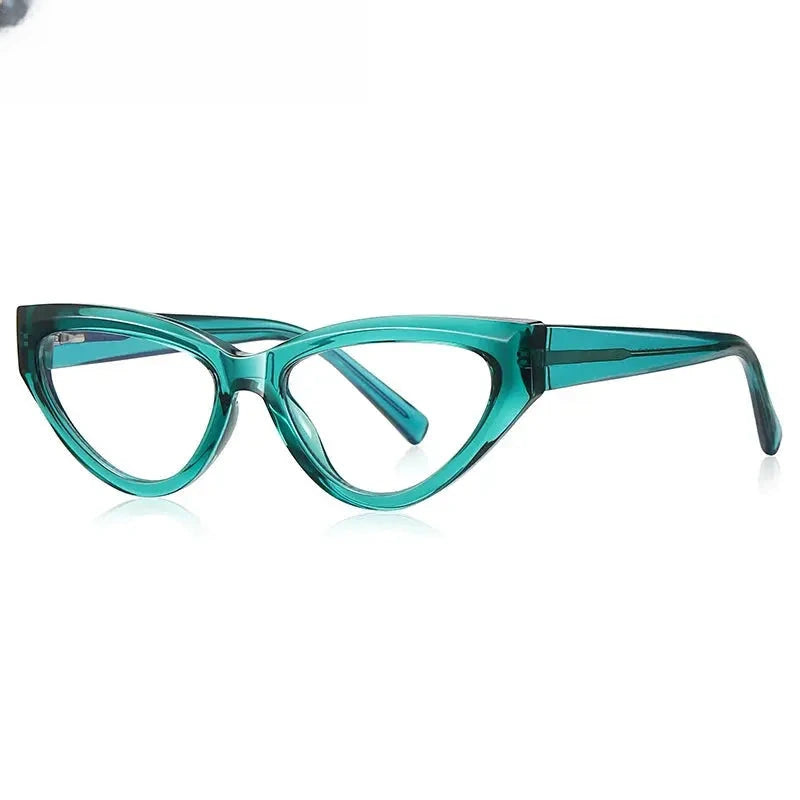 Women's Cat Eye Full Rim Titanium Prescription Glasses 312153 — view 8 | Rx Spectacle