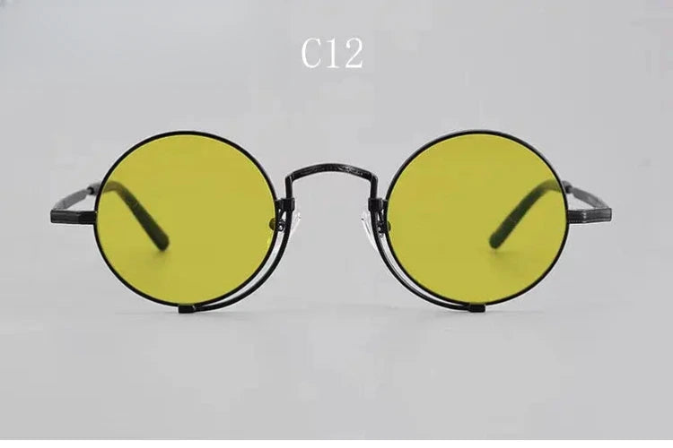 Unisex Round Full Rim Titanium Prescription Glasses 5919 — view 17 | Rx Spectacle