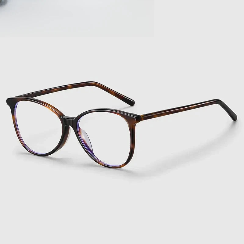 Women's Oval Full Rim Acetate Prescription Glasses 82135 — view 3 | Rx Spectacle