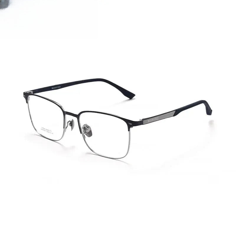 Unisex Square Full Rim Alloy Prescription Glasses 561027 — view 6 | Rx Spectacle