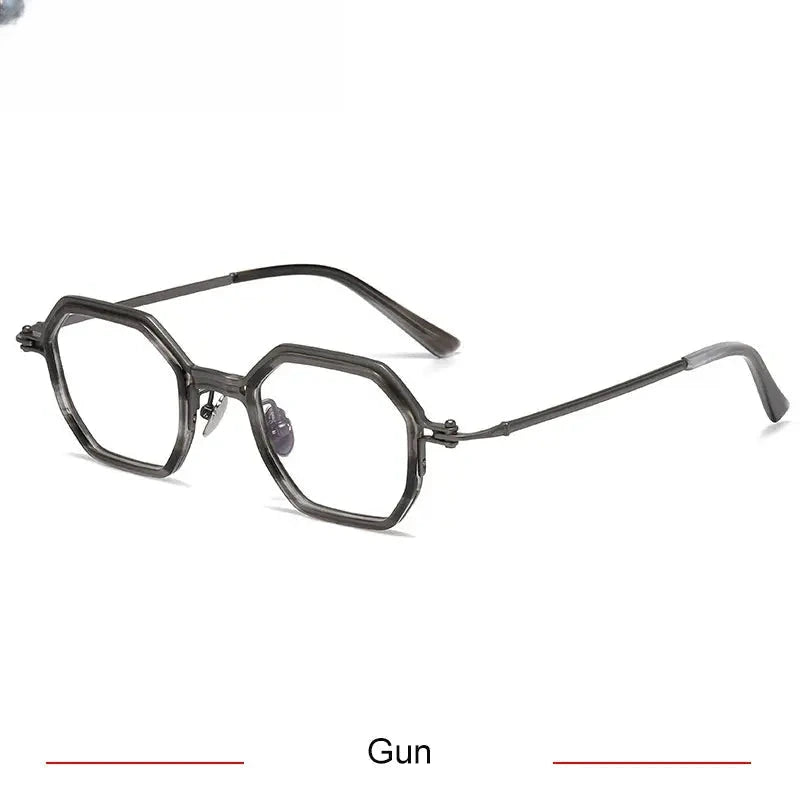 Unisex Full Rim Titanium Prescription Glasses 315871 — view 6 | Rx Spectacle