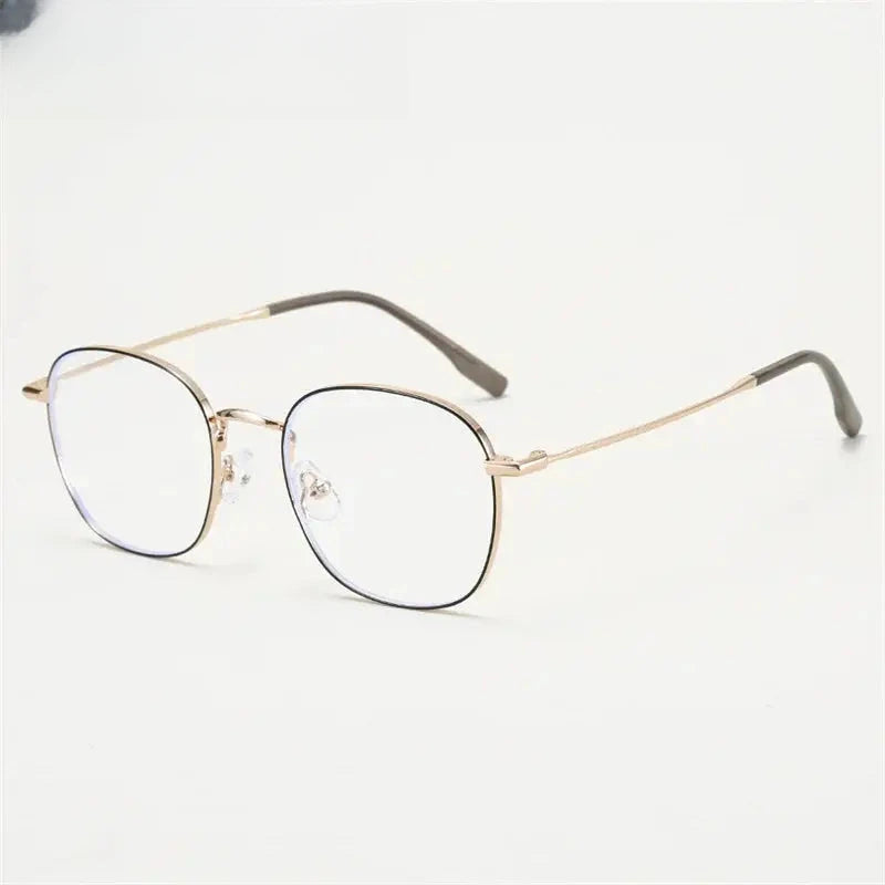 Women's Oval Full Rim Alloy Prescription Glasses 70168 — view 8 | Rx Spectacle