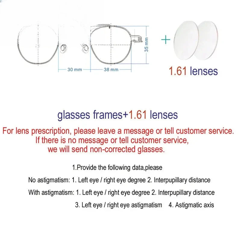 Unisex Round Full Rim Stainless Steel Prescription Glasses 3838 — view 14 | Rx Spectacle