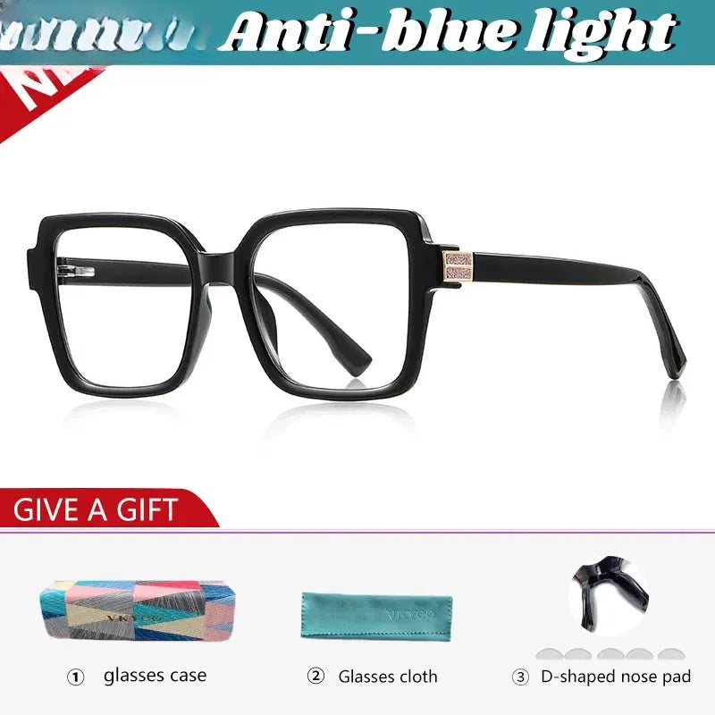 Women's Square Full Rim TR90 Reading Glasses 392280 — view 9 | Rx Spectacle