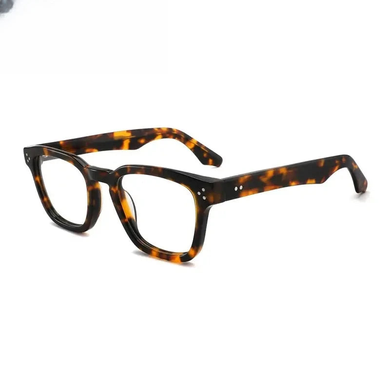 Men's Square Full Rim Acetate Prescription Glasses Gxyj1500 — view 9 | Rx Spectacle