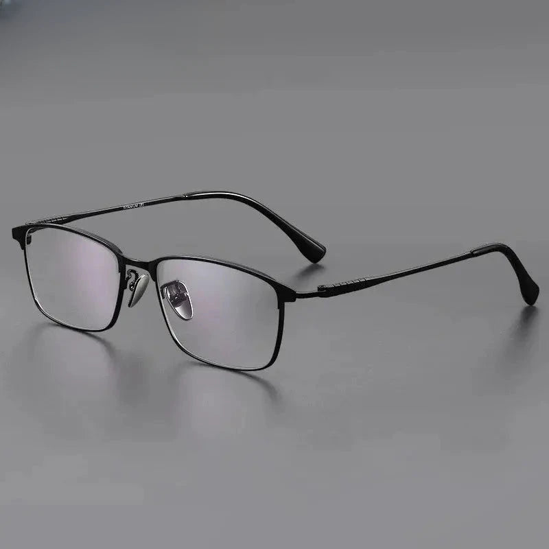 Men's Browline Full Rim Titanium Prescription Glasses 885941 — view 6 | Rx Spectacle