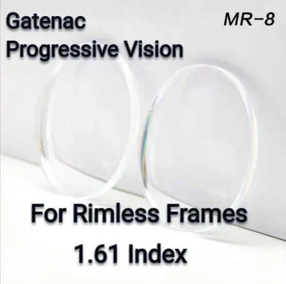 1.61 Index MR-8 Progressive Clear Lenses — view 1 | Rx Spectacle
