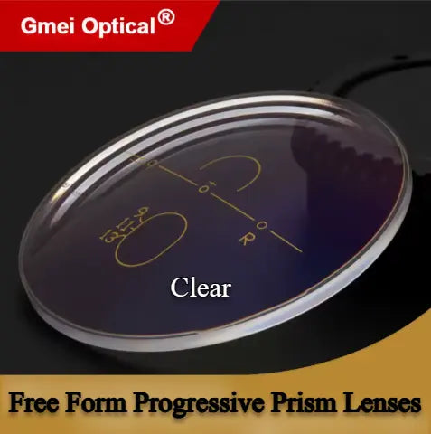 Free Form Progressive Polyurethane Clear Prism Lenses — view 1 | Rx Spectacle