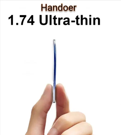 Single Vision Ultra Thin Anti Radiation Clear Lenses — view 4 | Rx Spectacle
