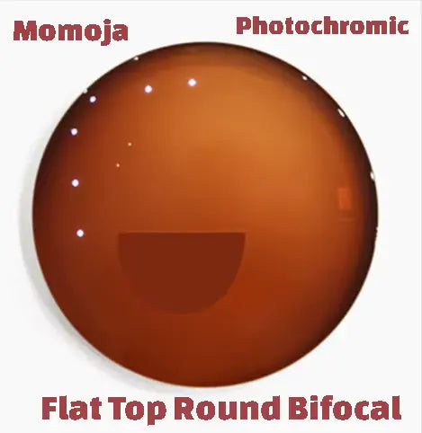 Flat Top Round Bifocal Photochromic Lenses — view 2 | Rx Spectacle