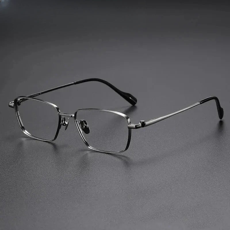 Women's Polygon Full Rim Titanium Prescription Glasses 81016 — view 7 | Rx Spectacle