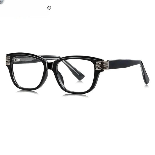 Unisex Square Full Rim Titanium Reading Glasses 313108 — view 1 | Rx Spectacle