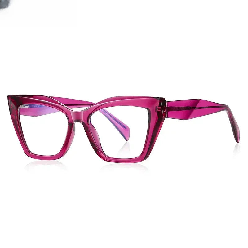Women's Cat Eye Full Rim TR90 Reading Glasses 2167 — view 10 | Rx Spectacle