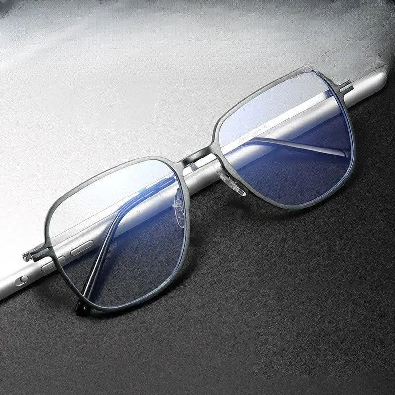 Men's Square Full Rim Oversized Prescription Glasses 6123 — view 1 | Rx Spectacle