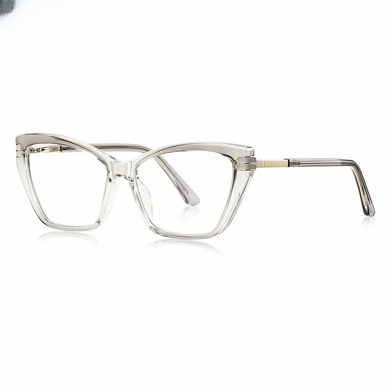 Women's Cat Eye Full Rim TR90 Prescription Glasses 882262 — view 7 | Rx Spectacle