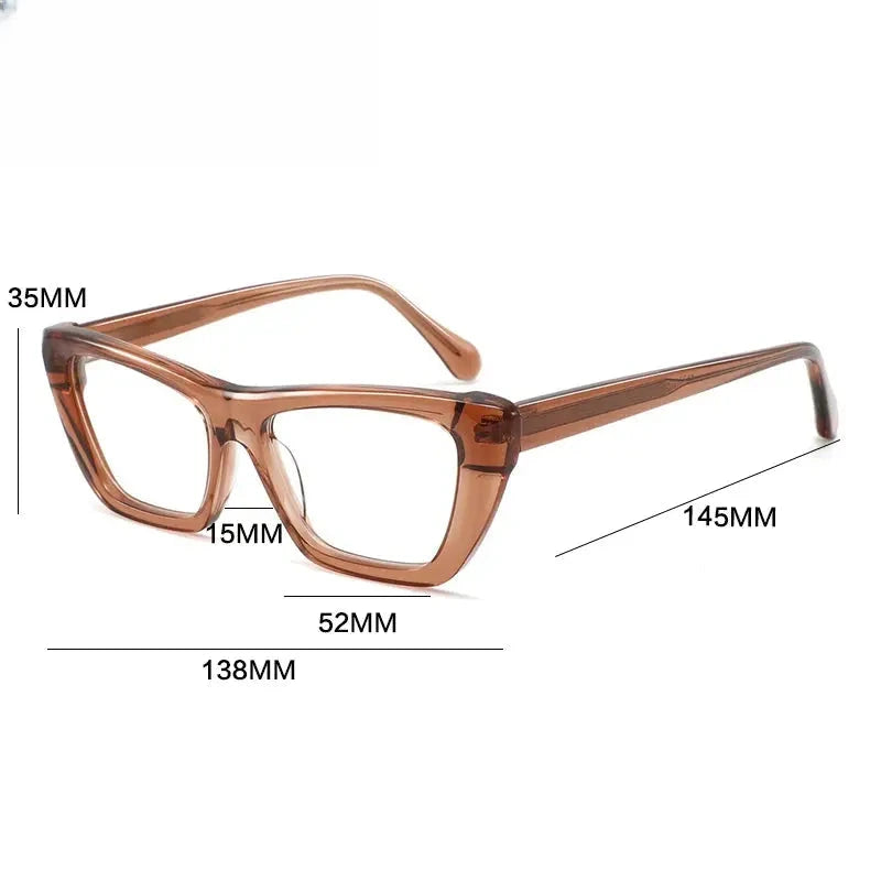 Women's Cat Eye Full Rim Acetate Prescription Glasses 882217 — view 2 | Rx Spectacle