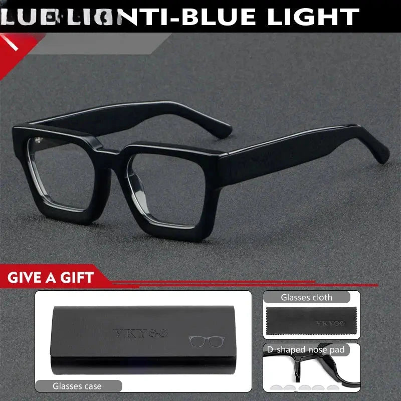 Unisex Browline Full Rim Acetate Reading Glasses 631439 — view 5 | Rx Spectacle