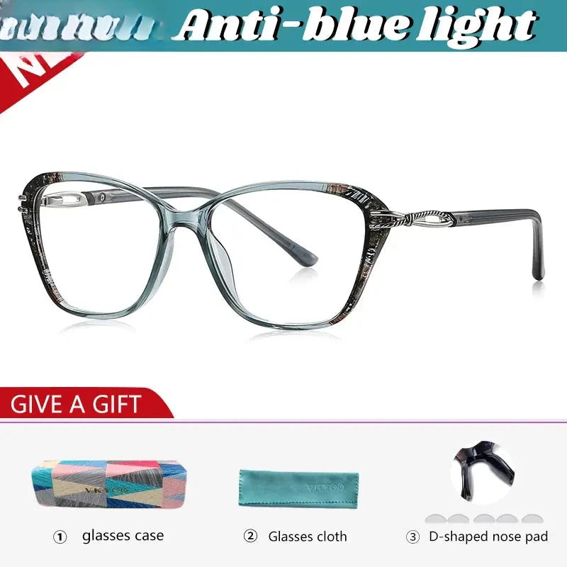 Women's Polygon Full Rim TR90 Reading Glasses 77237 — view 5 | Rx Spectacle