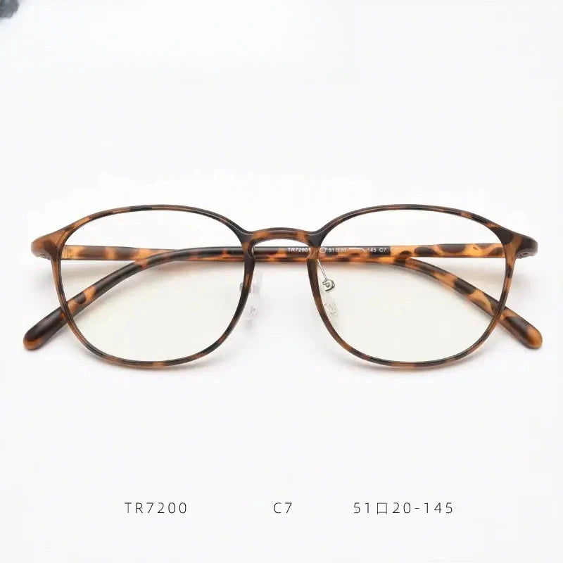 Women's Oval Full Rim Titanium Prescription Glasses 87200 — view 10 | Rx Spectacle