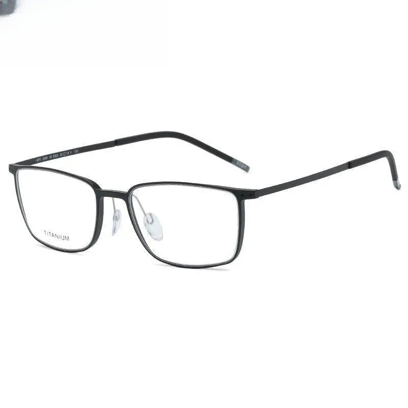 Unisex Square Full Rim Titanium Prescription Glasses 2886 — view 2 | Rx Spectacle
