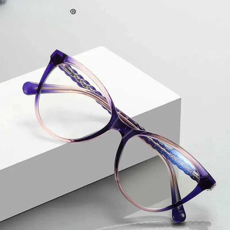 Unisex Cat Eye Full Rim TR90 Reading Glasses 2136 — view 1 | Rx Spectacle
