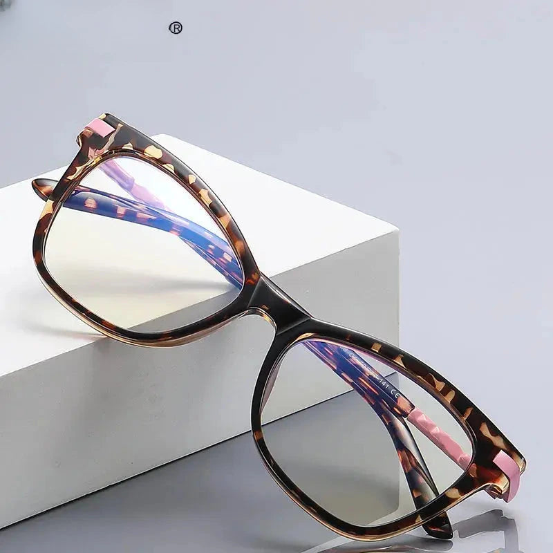 Women's Square Full Rim TR90 Reading Glasses 2108 — view 1 | Rx Spectacle