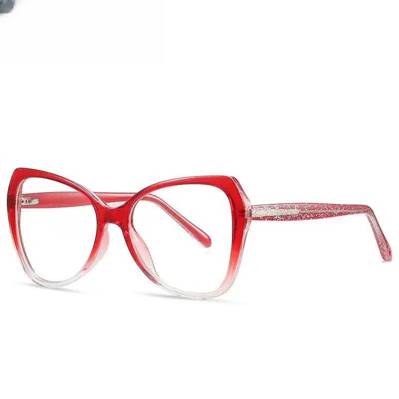 Women's Butterfly Full Rim Acetate Prescription Glasses 20114 — view 3 | Rx Spectacle