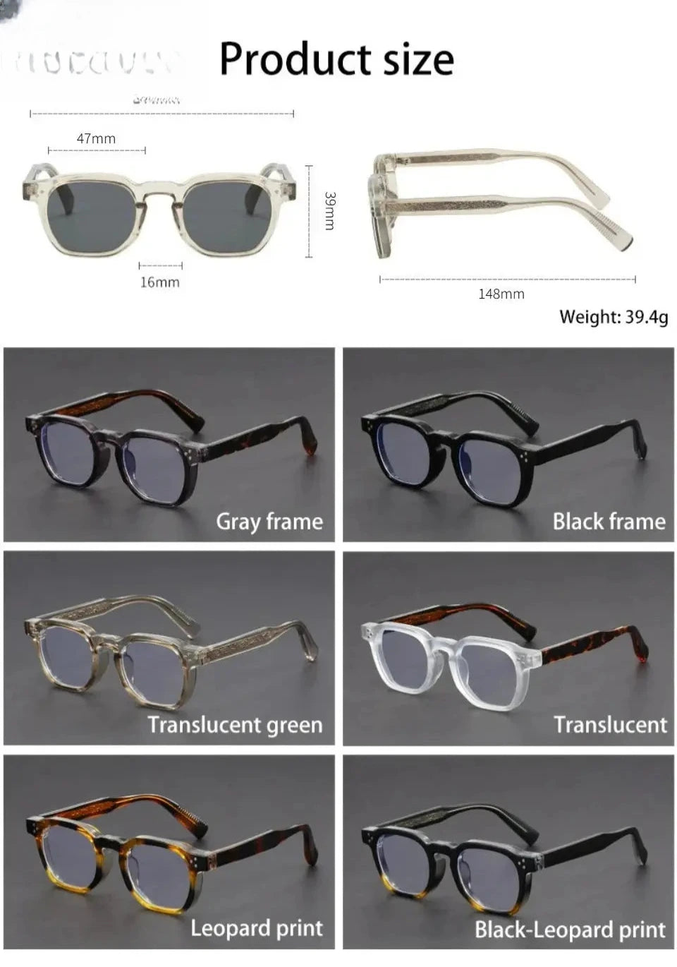 Unisex Browline Full Rim Acetate Reading Glasses 527499 — view 2 | Rx Spectacle