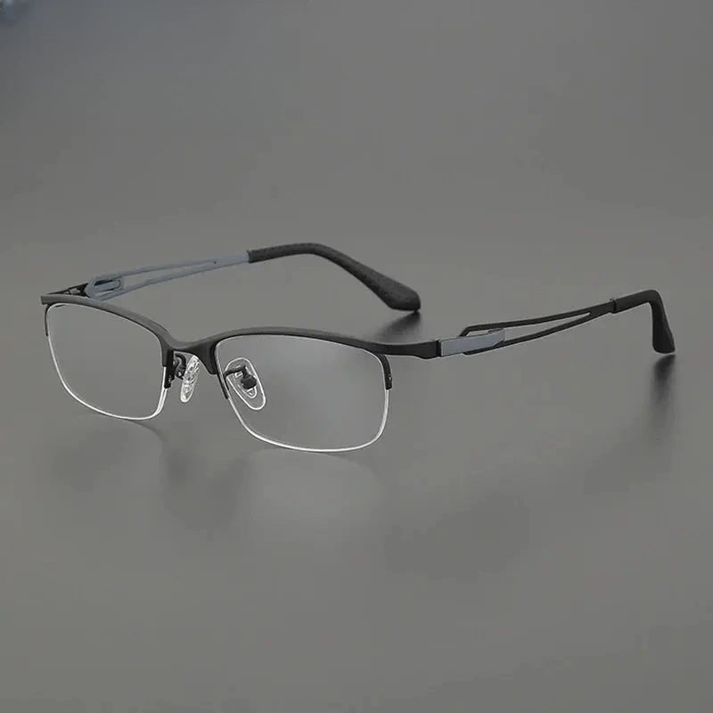 Women's Browline Semi-Rimless Titanium Prescription Glasses Gx185867 — view 3 | Rx Spectacle